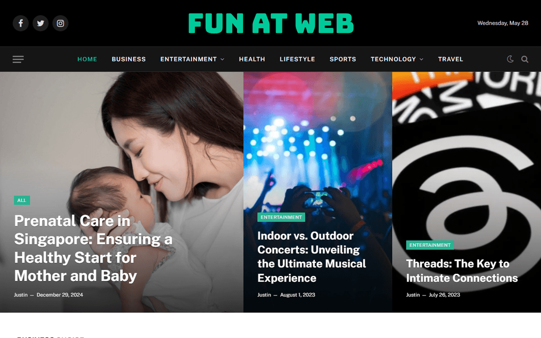 funatweb.com publisher screenshot