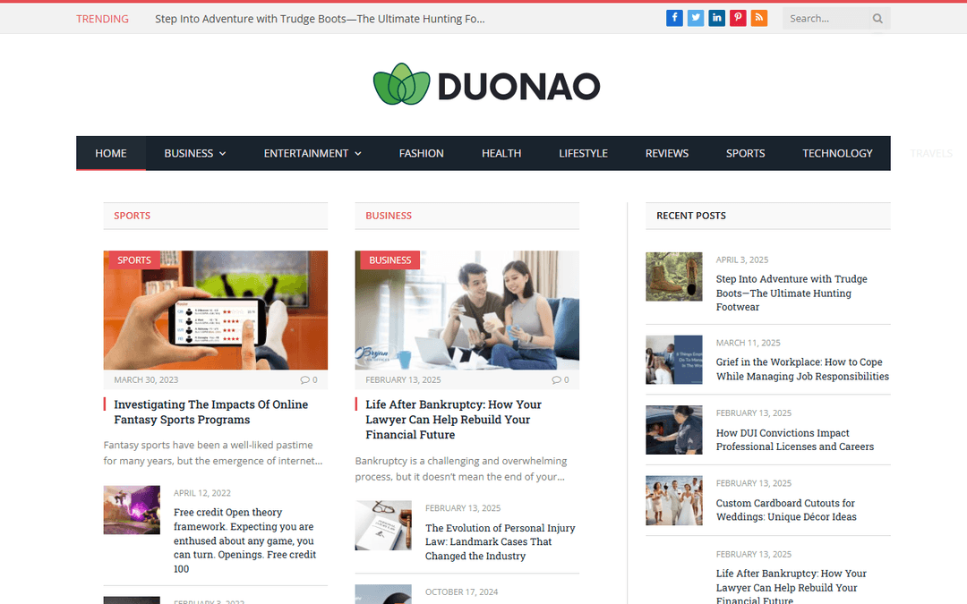 duonao.info publisher screenshot