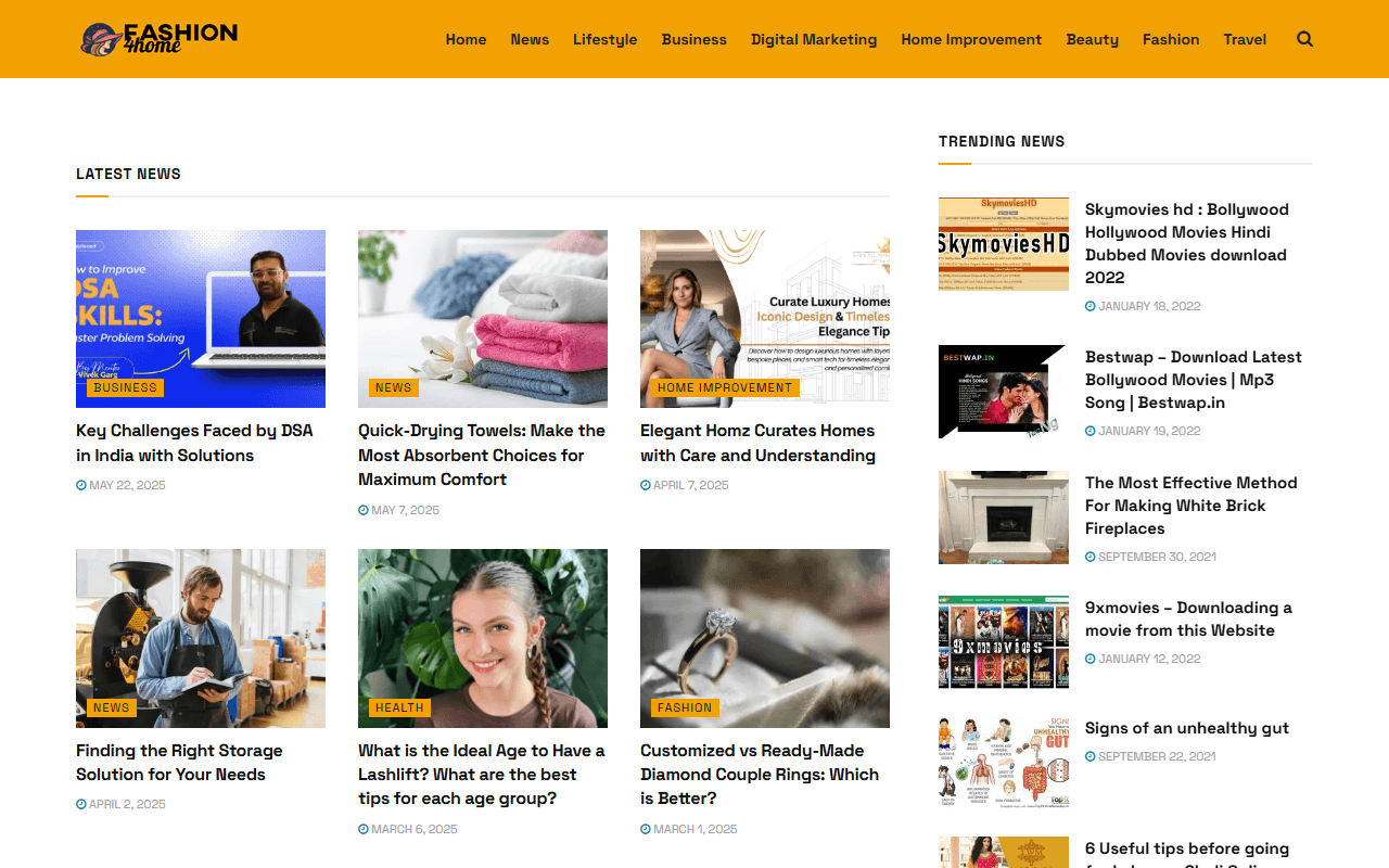 fashion4home.net publisher screenshot