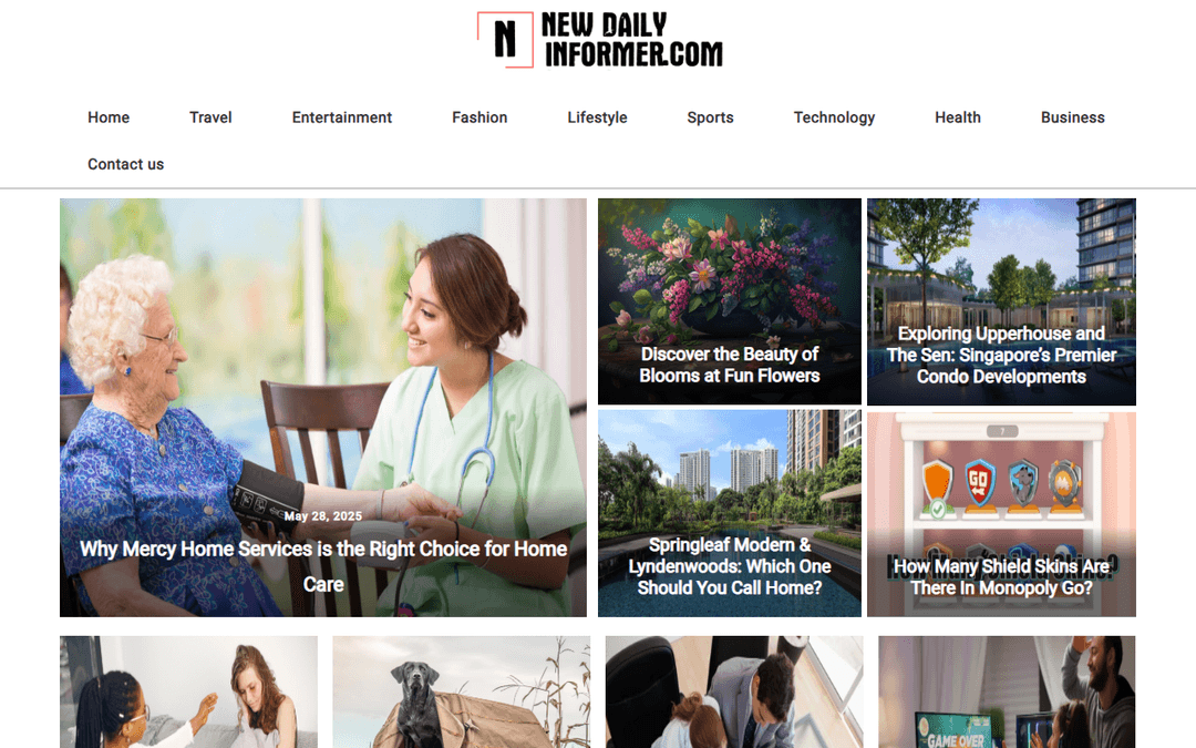 newdailyinformer.com publisher screenshot