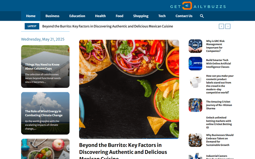 getdailybuzzs.com publisher screenshot