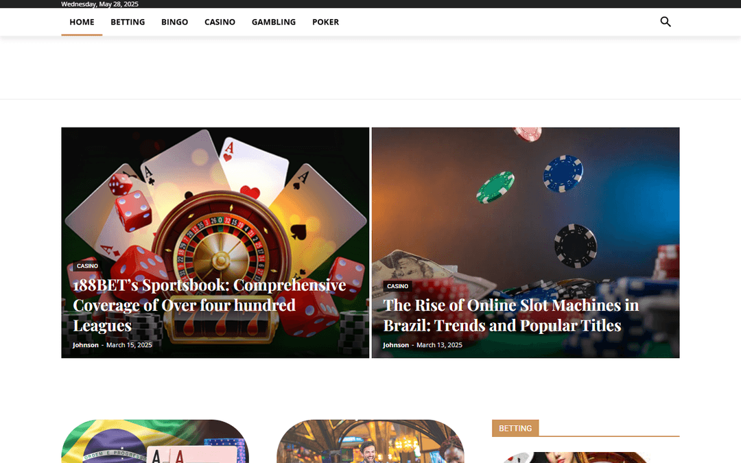 casinosbuzz.com publisher screenshot