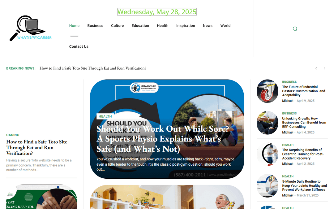 whatismycareer.com publisher screenshot