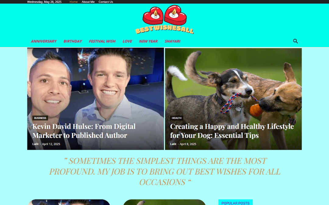 bestwishesall.com publisher screenshot