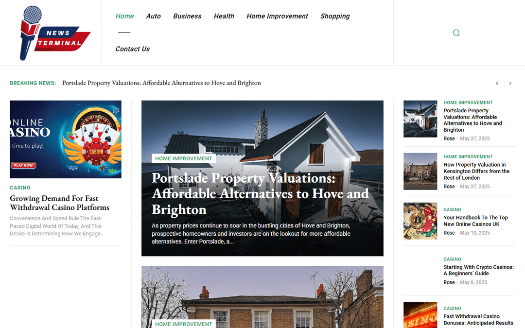 newsterminal.co.uk publisher screenshot