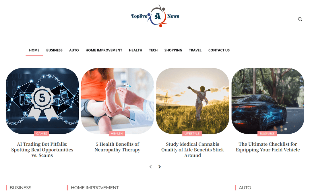 topliveanews.com publisher screenshot