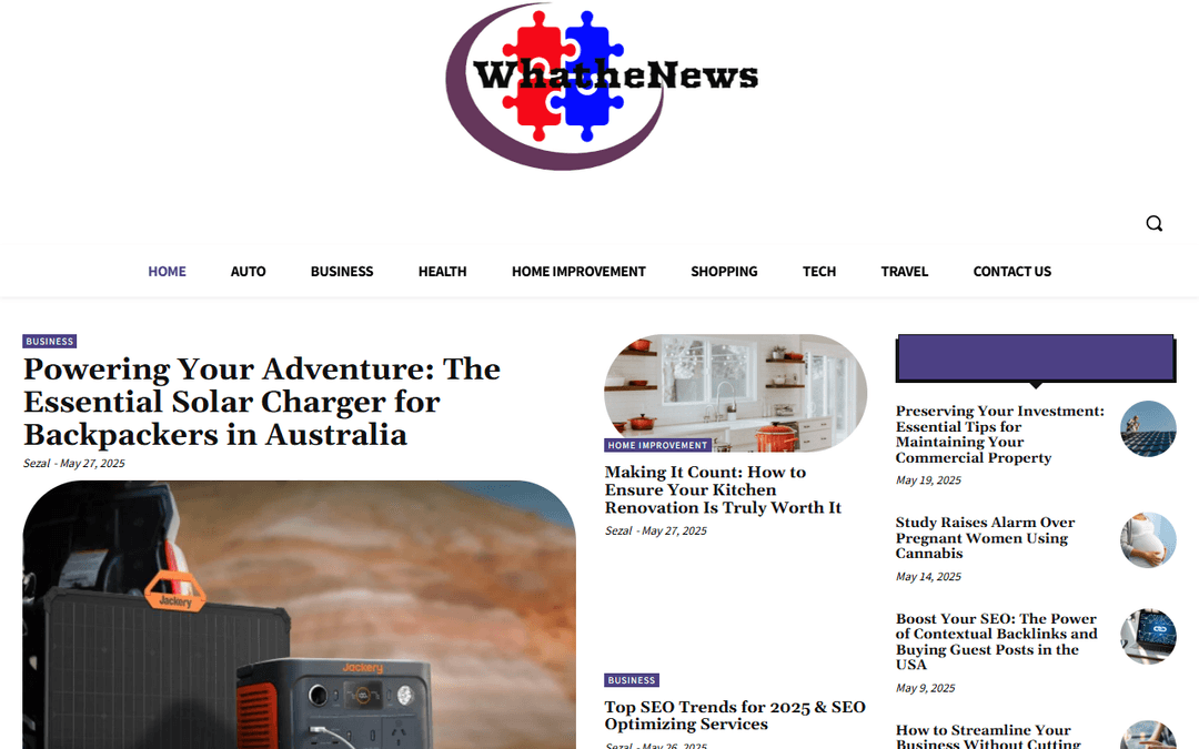 whathenews.com publisher screenshot