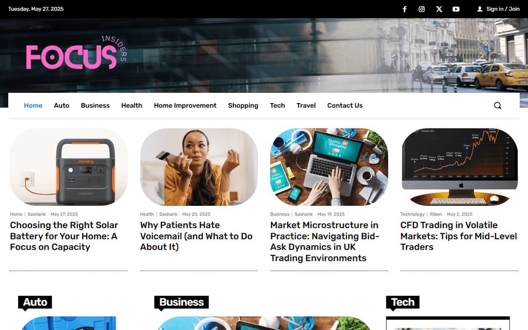 focusinsiders.com publisher screenshot