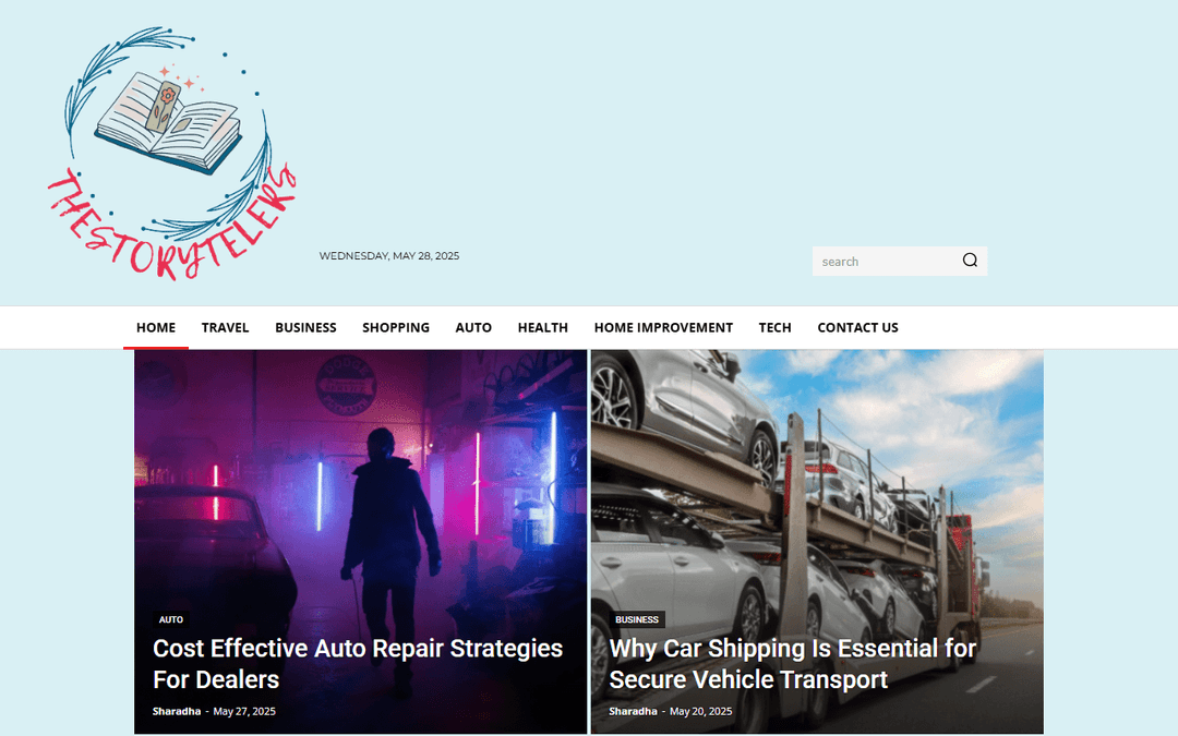 thestorytelers.com publisher screenshot