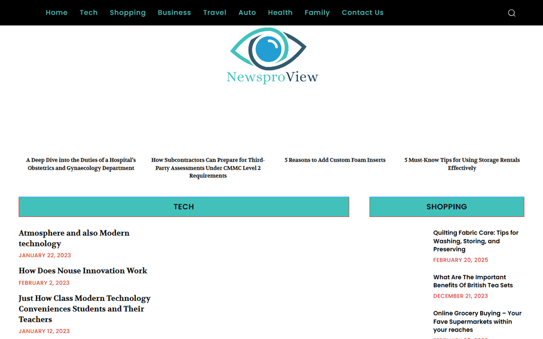 newsproview.com publisher screenshot