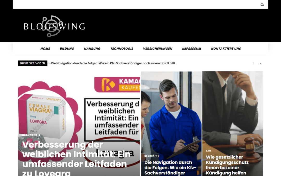 blogswing.de publisher screenshot