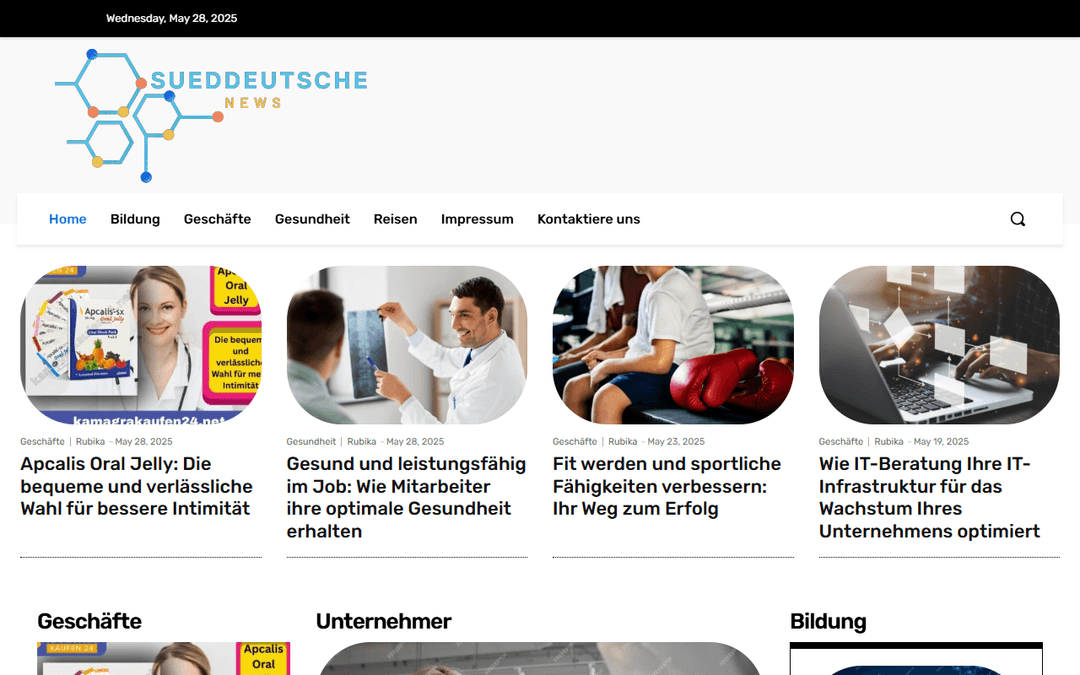 sueddeutschenews.de publisher screenshot