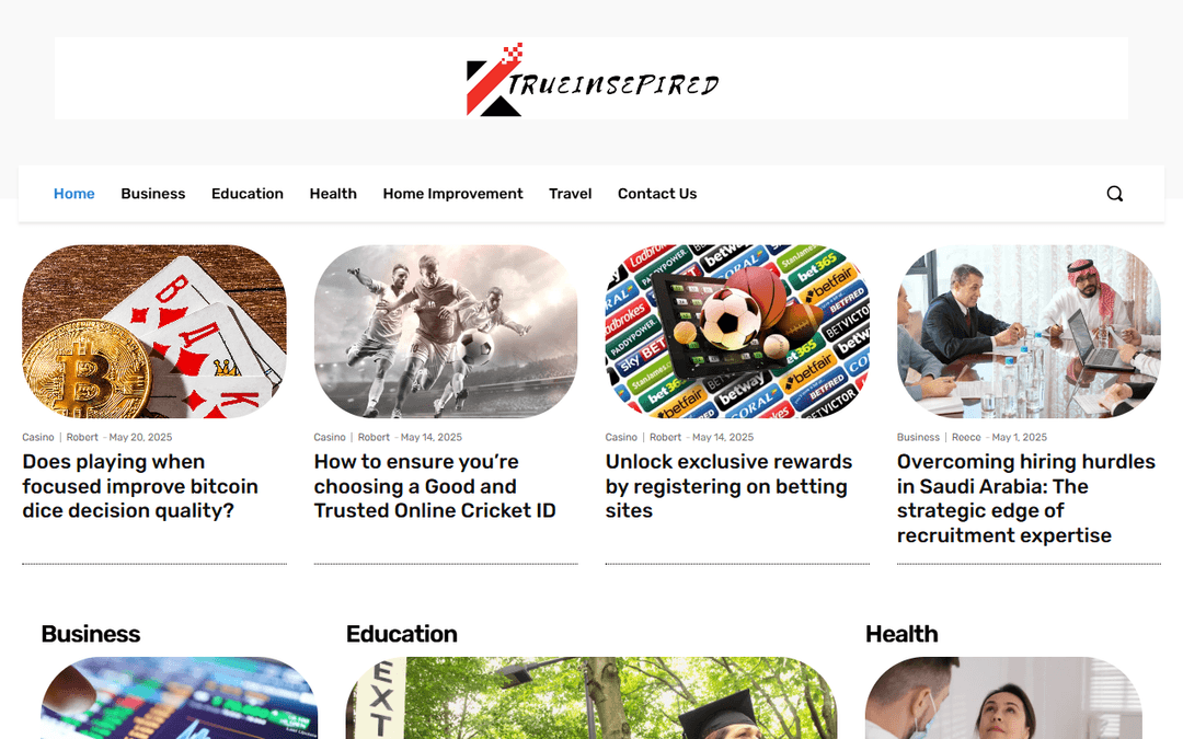 trueinsepired.com publisher screenshot