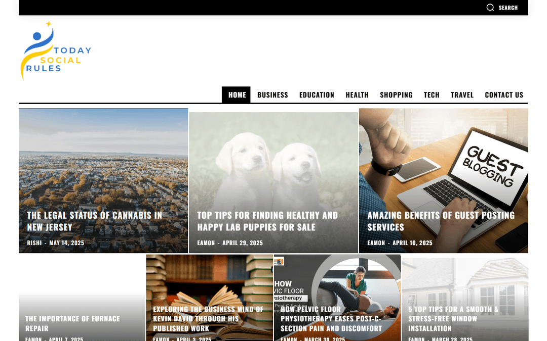 todaysocialrules.com publisher screenshot