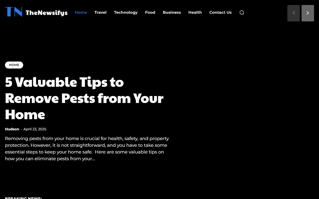 thenewsifys.com publisher screenshot
