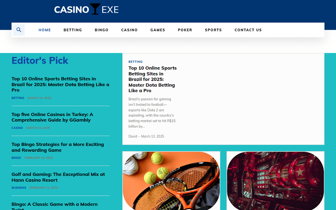 casino-exe.com publisher screenshot