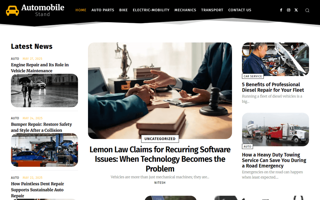 automobilestand.com publisher screenshot