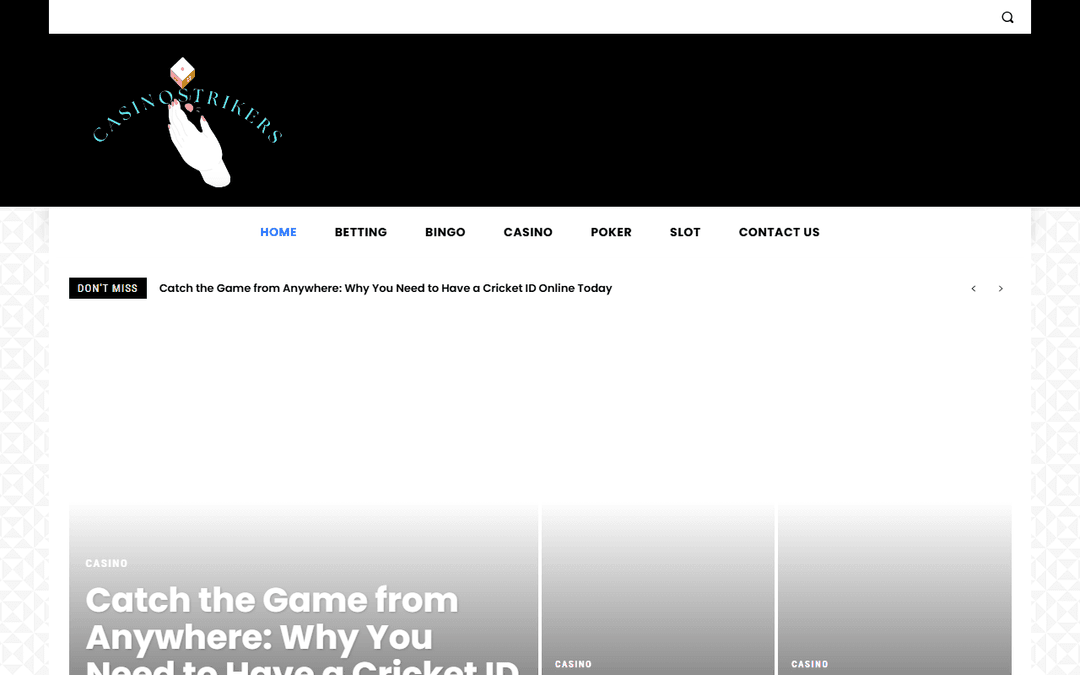 casinostrikers.com publisher screenshot