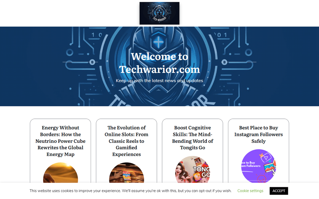 techwarior.com publisher screenshot
