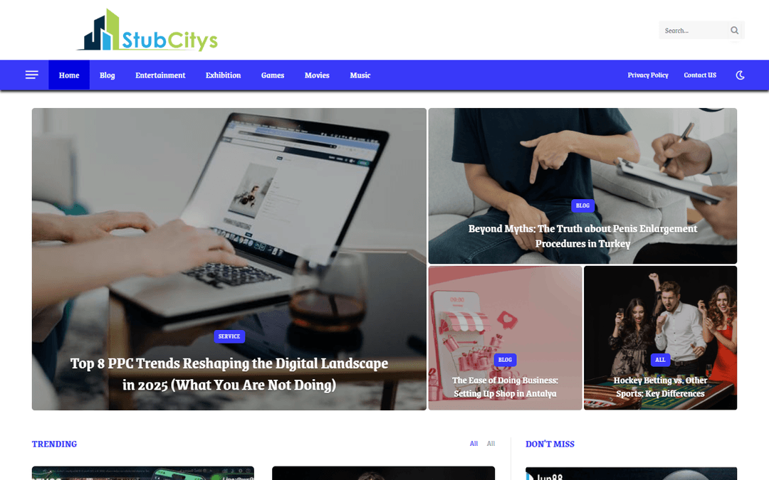 stubcitys.com publisher screenshot