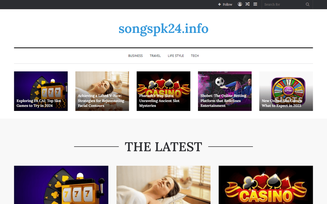 songspk24.info publisher screenshot