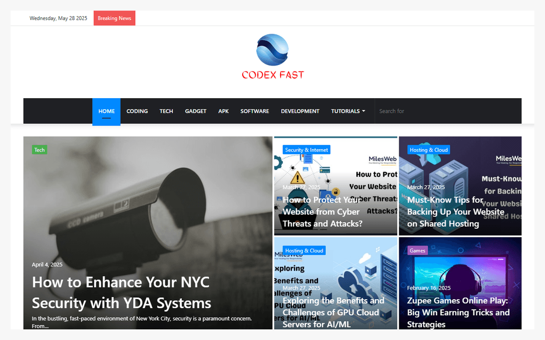 codexfast.com publisher screenshot