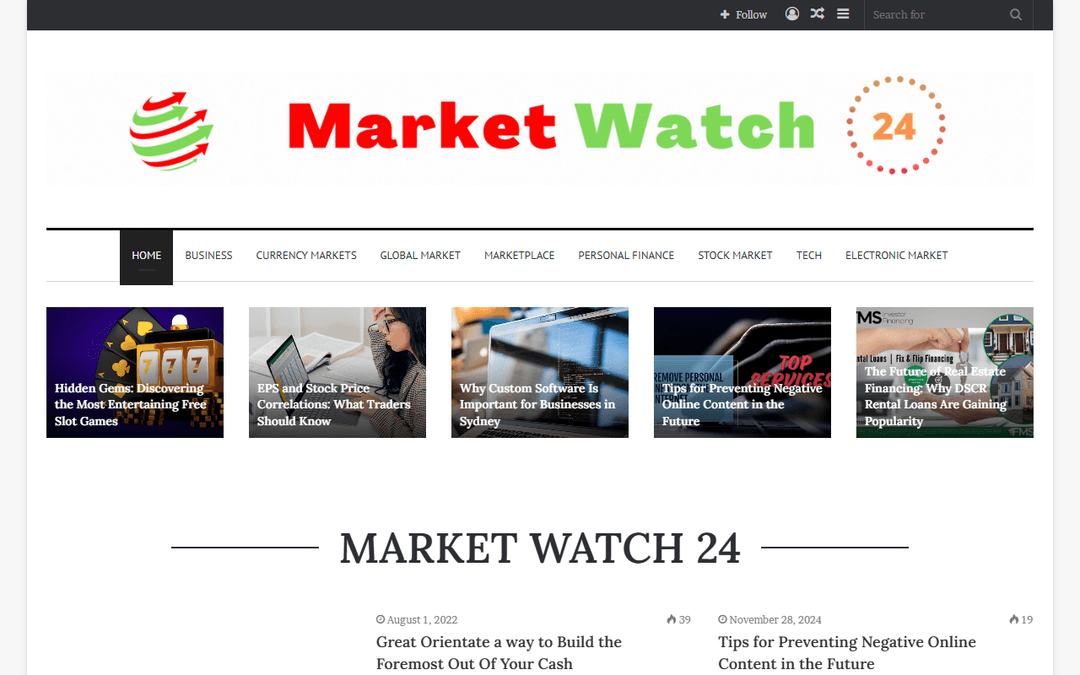 marketwatch24.net publisher screenshot