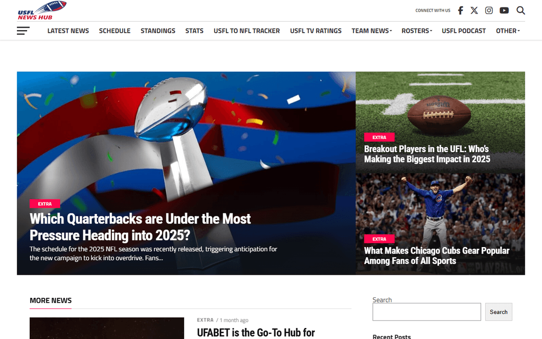 usflnewshub.com publisher screenshot
