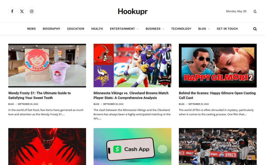 hookupr.com publisher screenshot