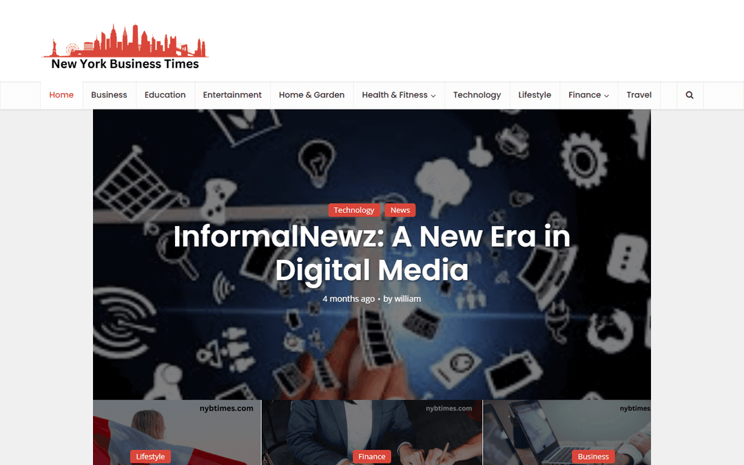 nybtimes.com publisher screenshot