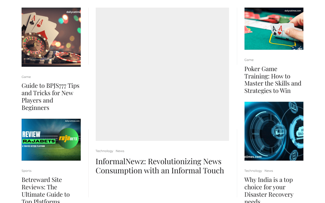 dailycatimes.com publisher screenshot