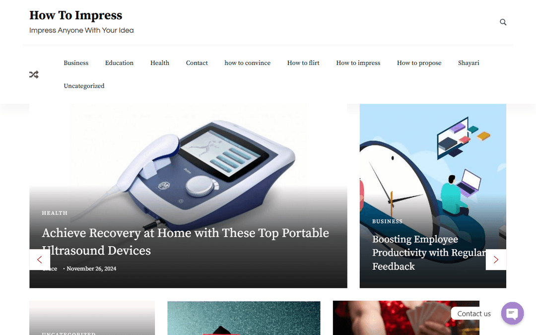 howtoimpress.in publisher screenshot