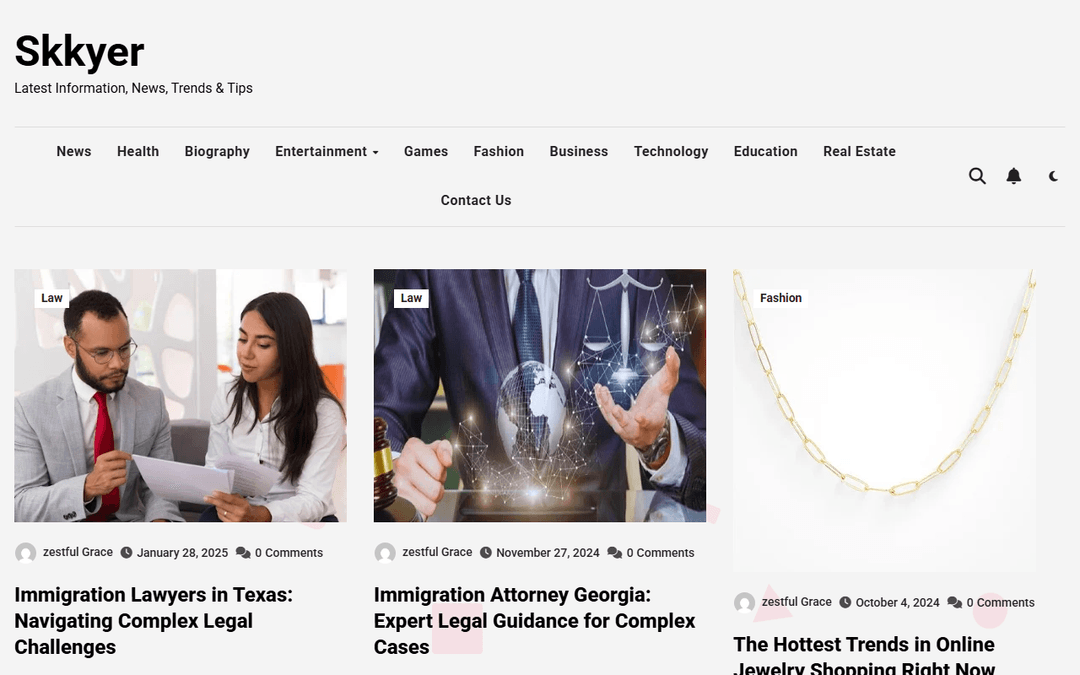 skkyer.com publisher screenshot