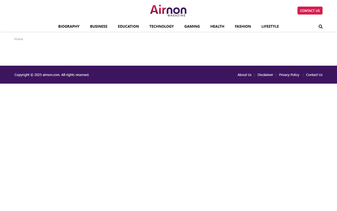 airnon.com publisher screenshot