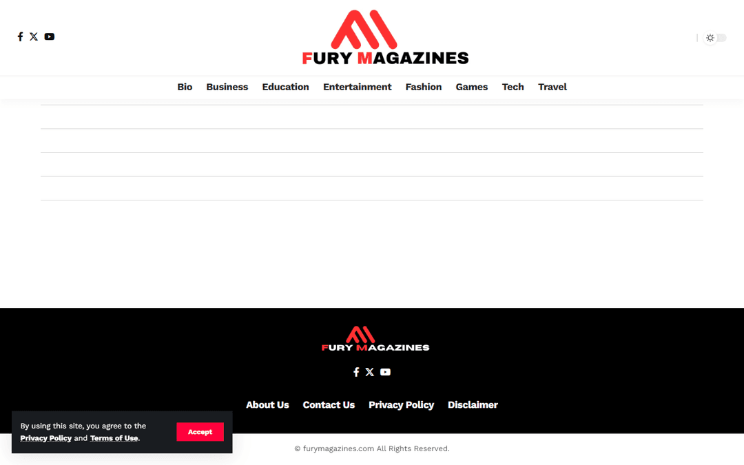 furymagazines.com publisher screenshot