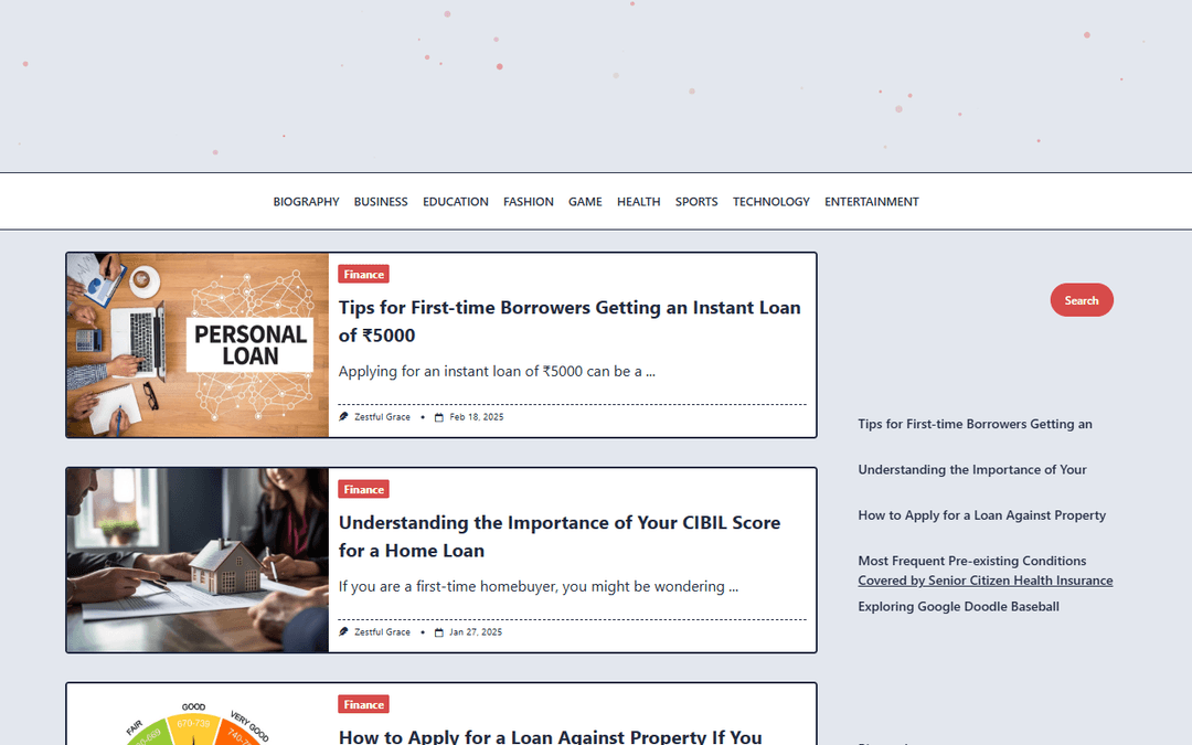 timebuzinessnews.com publisher screenshot