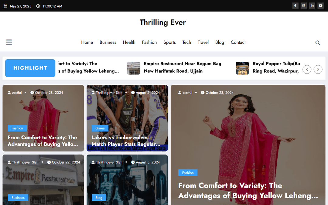 thrillingever.com publisher screenshot