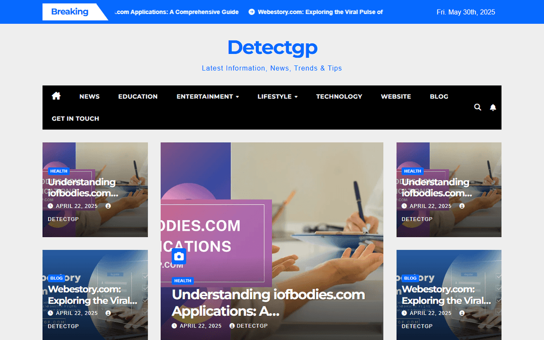 detectgp.com publisher screenshot
