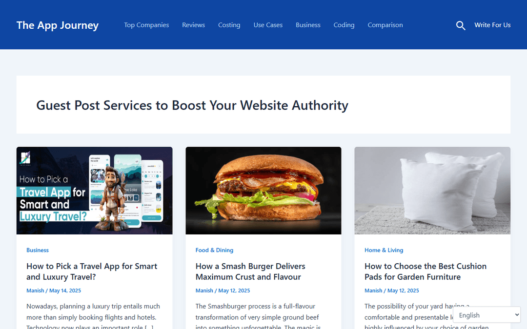 theappjourney.com publisher screenshot