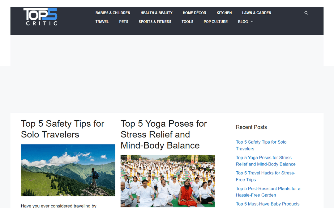 top5critic.com publisher screenshot