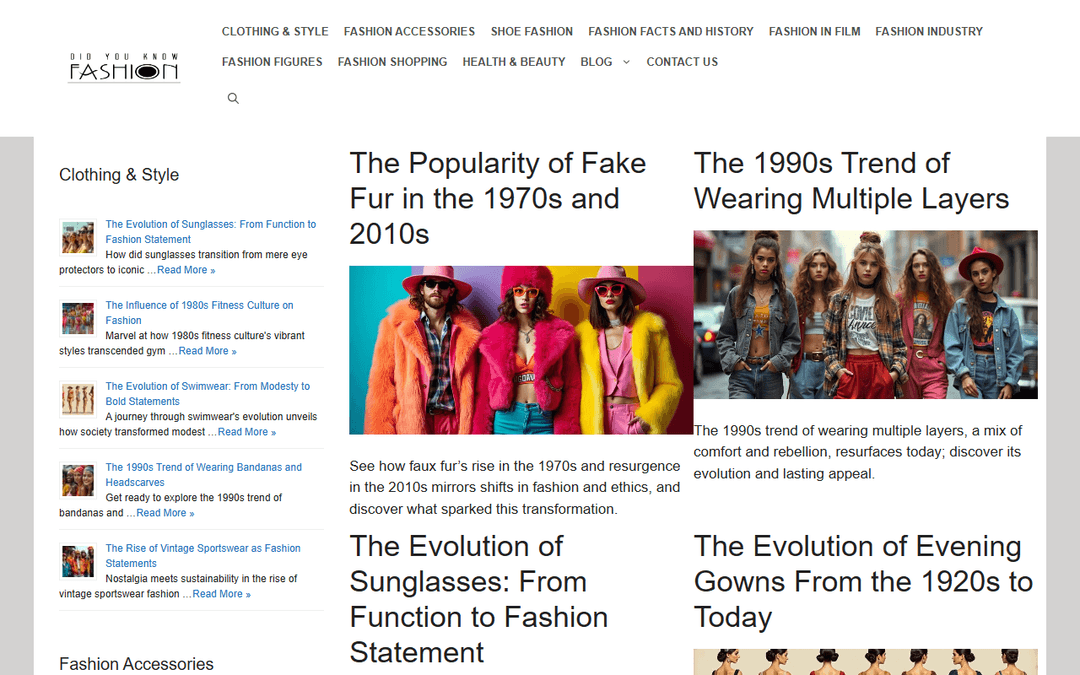 didyouknowfashion.com publisher screenshot