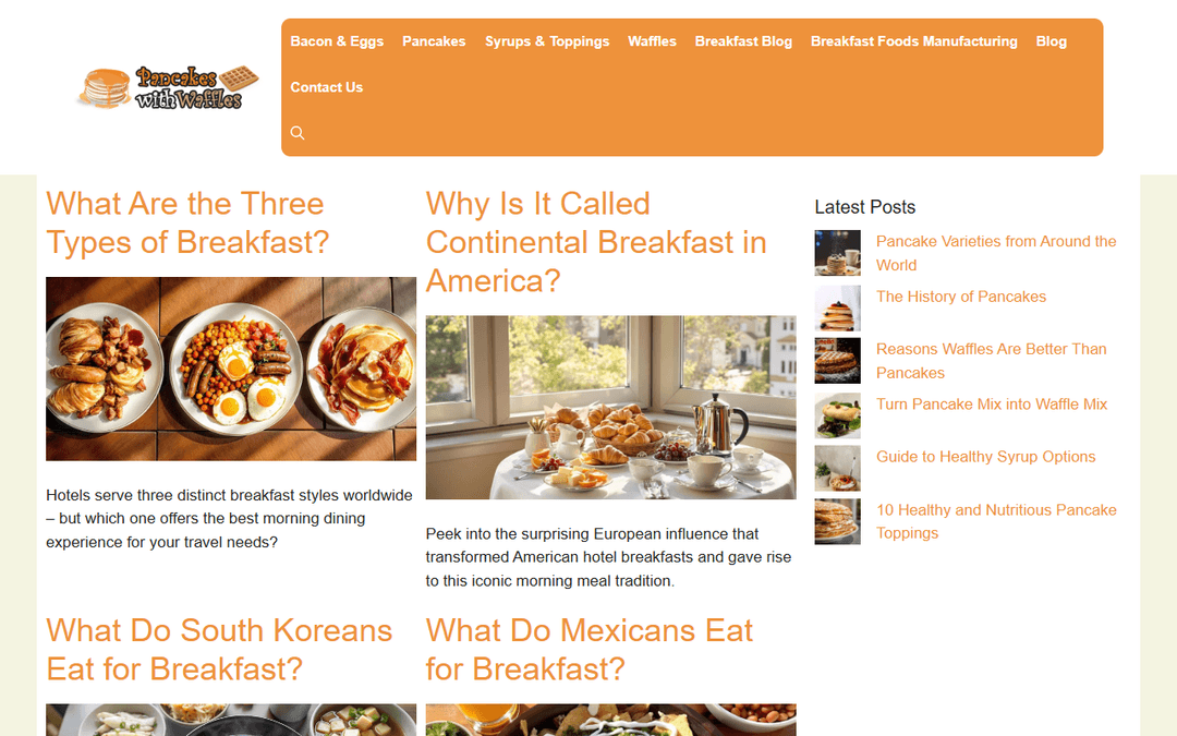 pancakeswithwaffles.com publisher screenshot