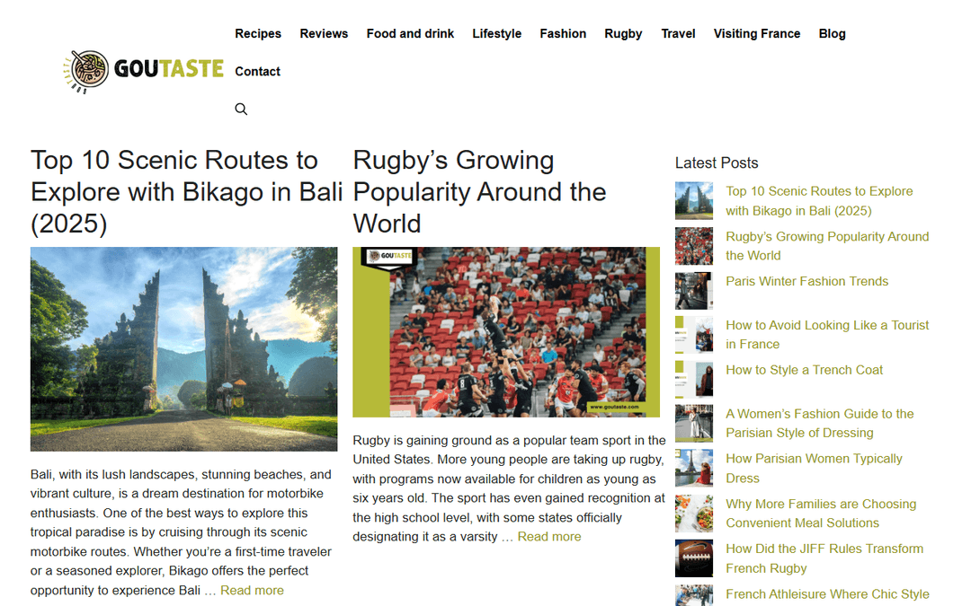 goutaste.com publisher screenshot