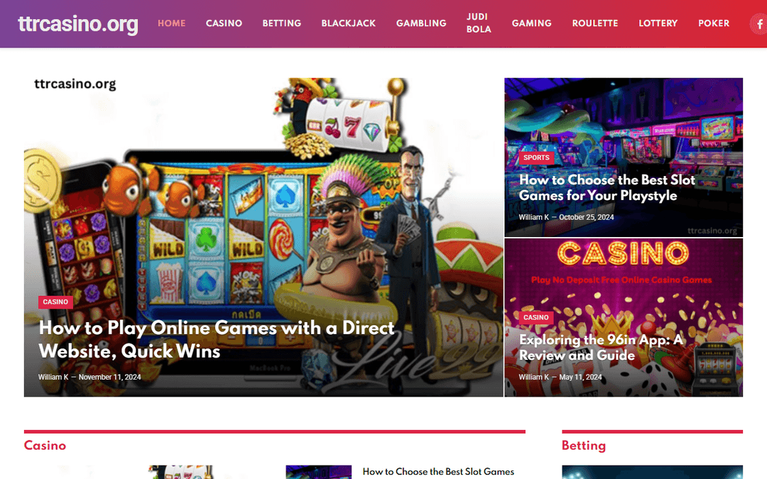 ttrcasino.org publisher screenshot