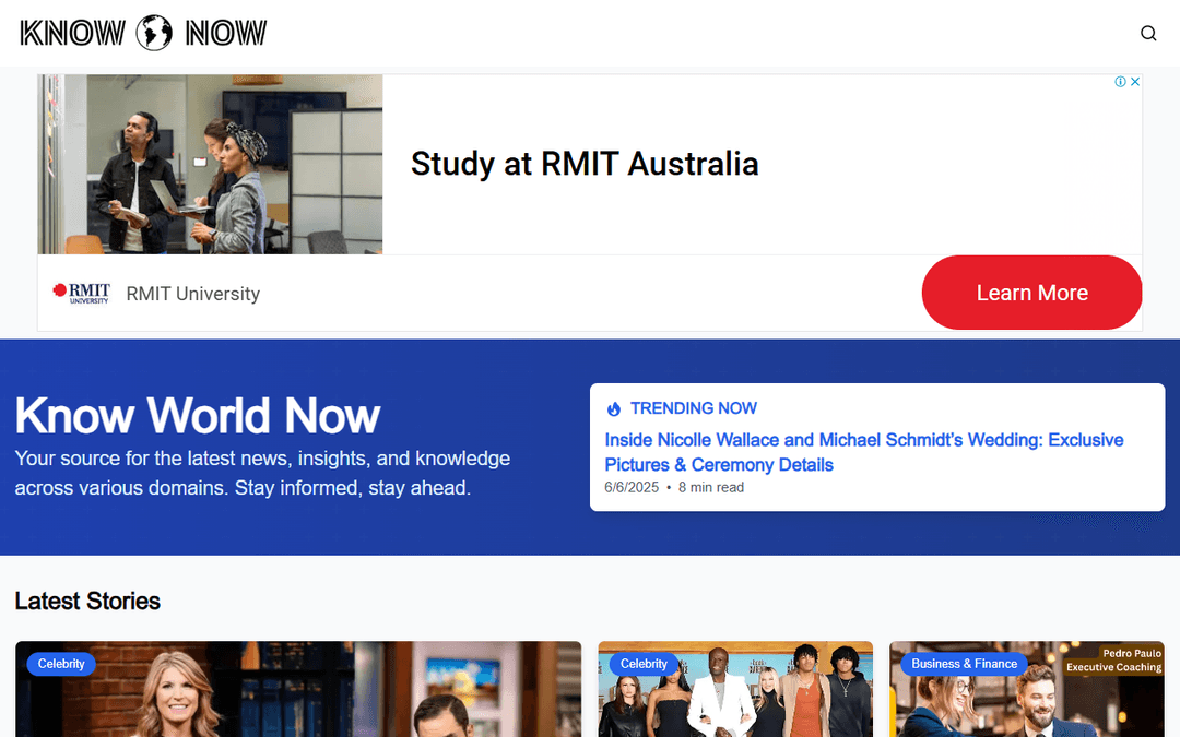 knowworldnow.com publisher screenshot
