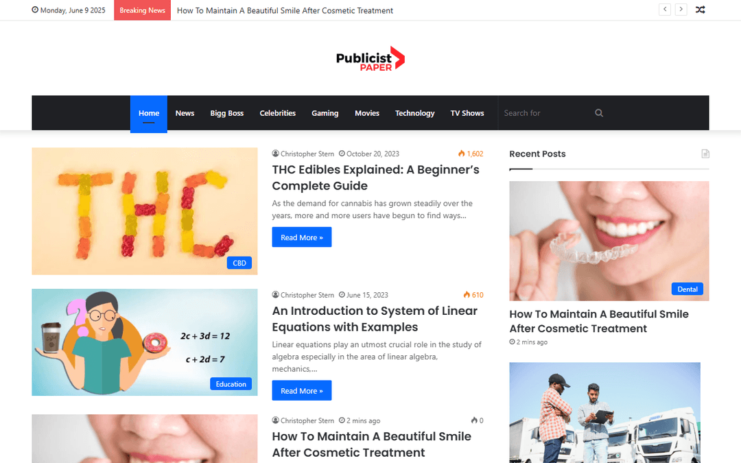 publicistpaper.com publisher screenshot