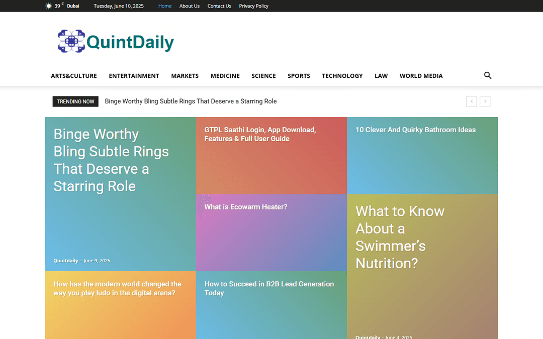 quintdaily.com publisher screenshot