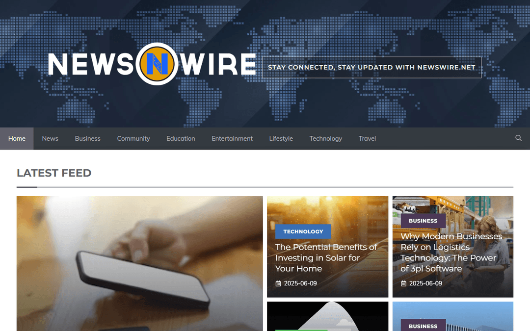 newswire.net publisher screenshot