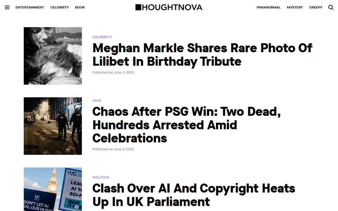 thoughtnova.com publisher screenshot