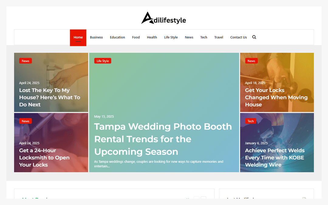 adilifestyle.com publisher screenshot